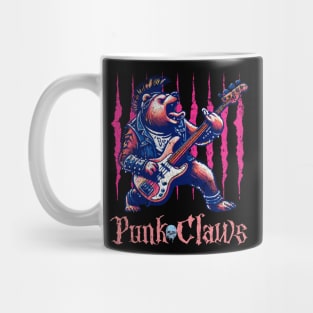 Bear Playing Bass Guitar Mug